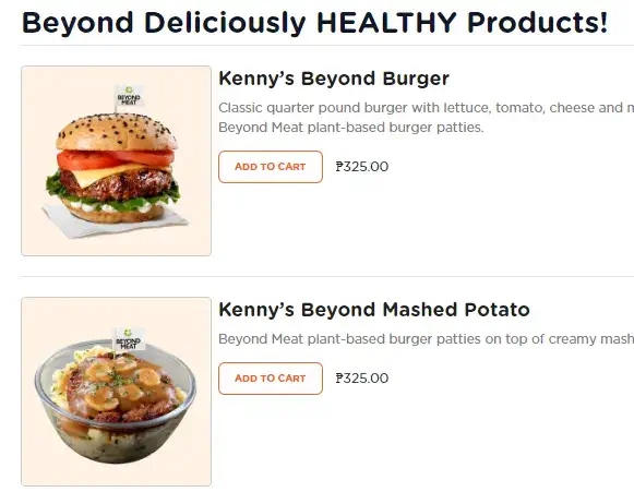 Beyond Deliciously Healthy Products Menu Price