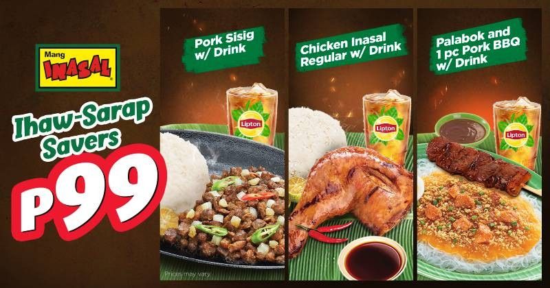 Mang Inasal Menu Price of Sisig