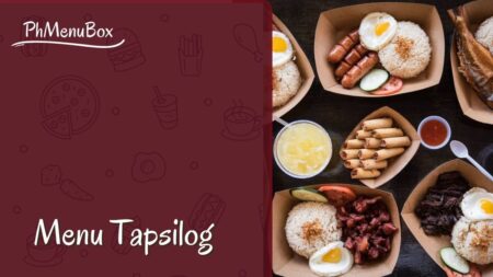 Menu Tapsilog