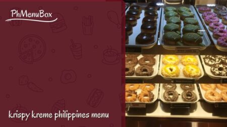 krispy kreme philippines menu