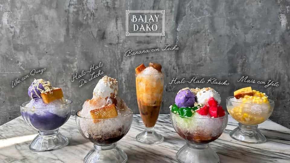 Desserts Menu: