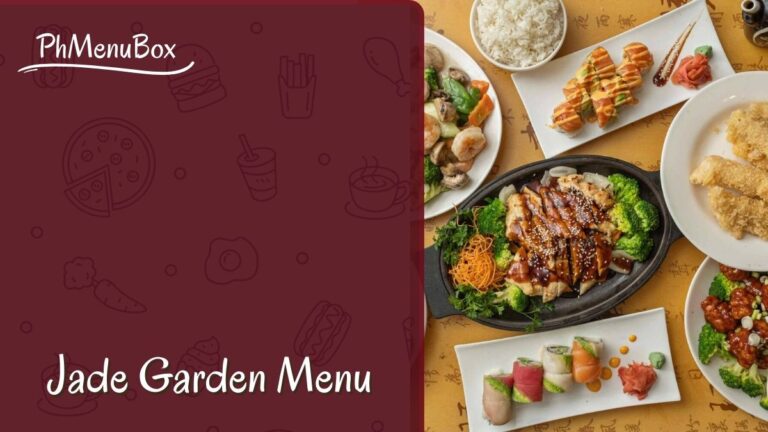 Jade Garden Menu