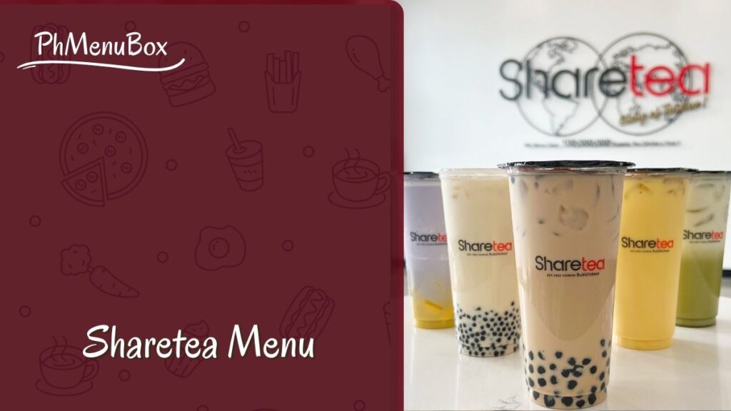 Sharetea Menu
