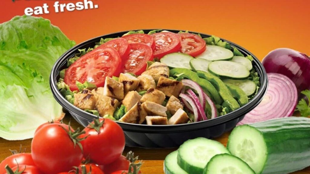 Subway Salad Menu: