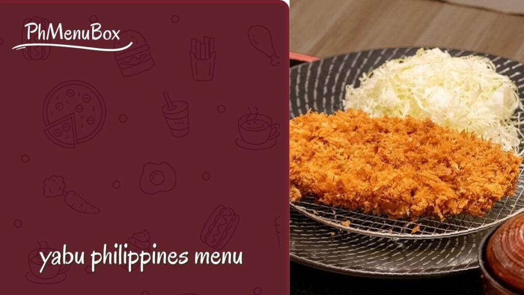 yabu philippines menu